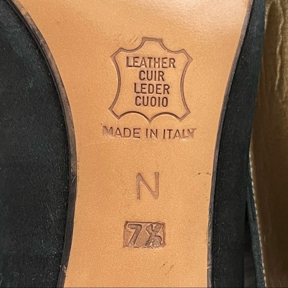 YSL black Satin Pumps size 7.5 - Picture 7 of 13